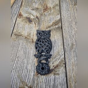 Vintage cast iron owl